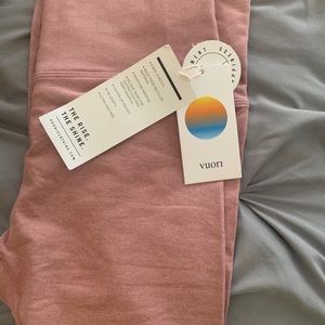 Vuori Burnt Clay Clean Elevation High Rise Leggings size Medium